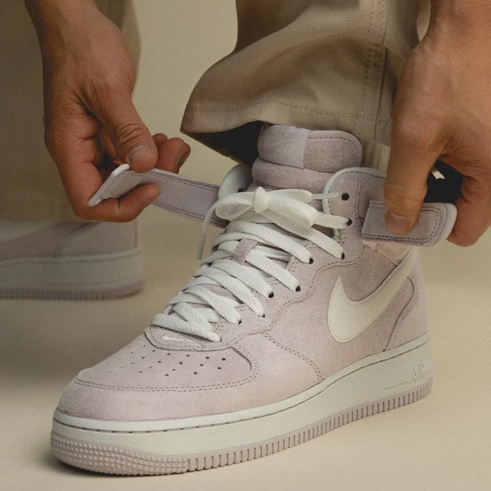 NIKE AIR FORCE 1 MID '07 QS 'VENICE' Purple / Gray Size 12 - Men's - Picture 4 of 16